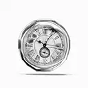 A vintage pocket watch floating in a river, representing the fleeting nature of time and travel tattoo design idea