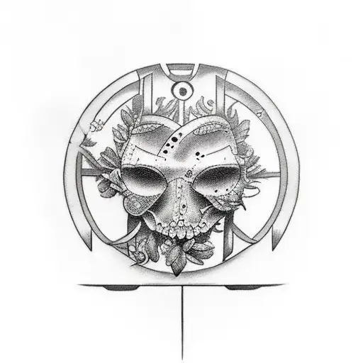 greek mythology tattoo that represents a new journey start tattoo design idea