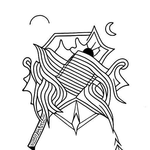 stick and poke saying forever after all tattoo design idea