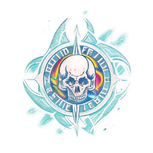 Afterlife Emblem  tattoo design idea