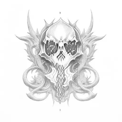 Afterlife Emblem  tattoo design idea