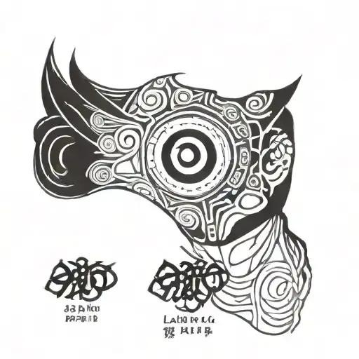 obito mask black tattoo design idea