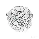 rubiks cube exploding in space tattoo design idea