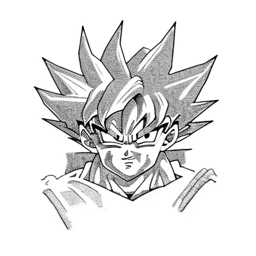 goku black tattoo design idea