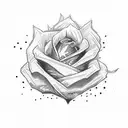 goku black rose tattoo design idea