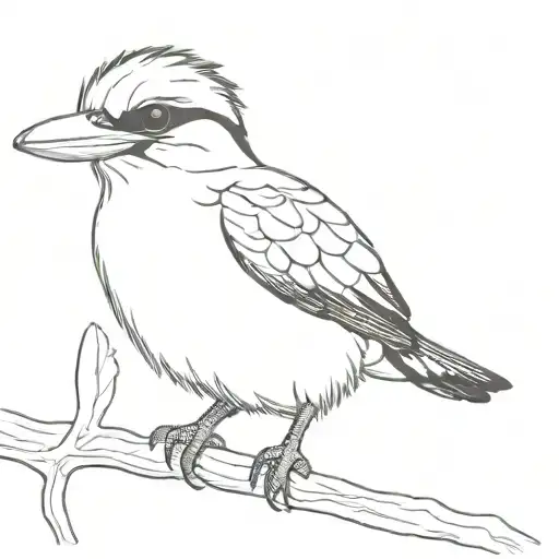 kookaburra tattoo design idea
