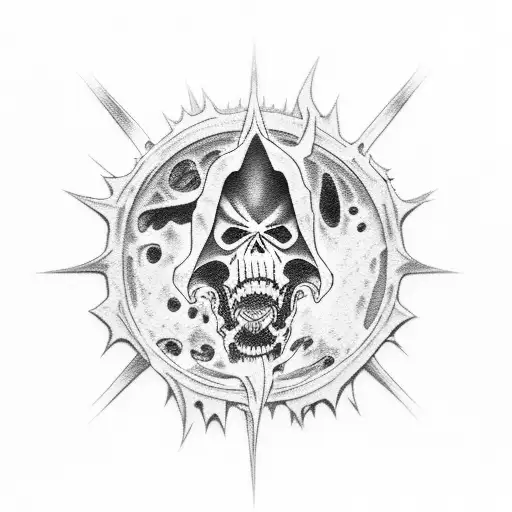 Reaper Death seal naruto tattoo design idea