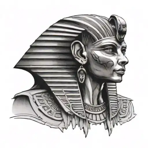 Egyptian Sphinx tattoo design idea
