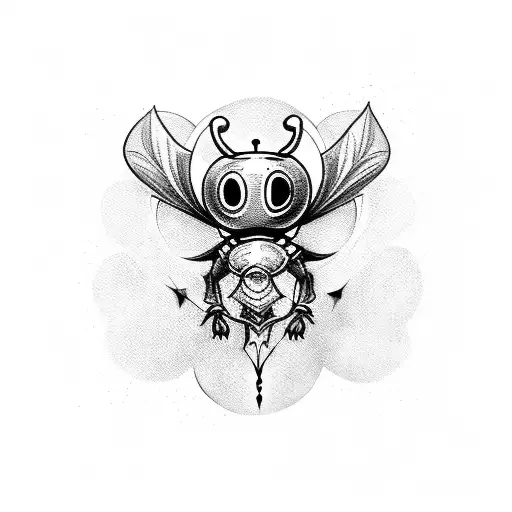 hollow knight  tattoo design idea