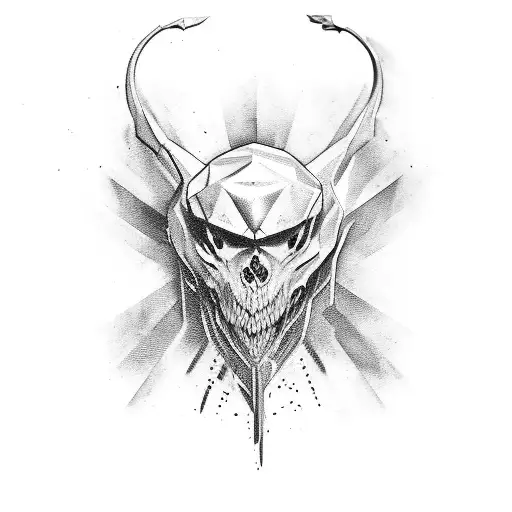 sharp masculine deep tattoo design idea