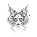 Virgo Maiden  tattoo design idea