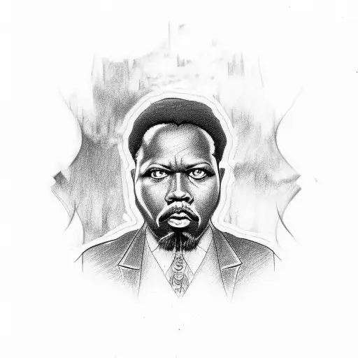 Jamaican Marcus Garvey portmore  tattoo design idea