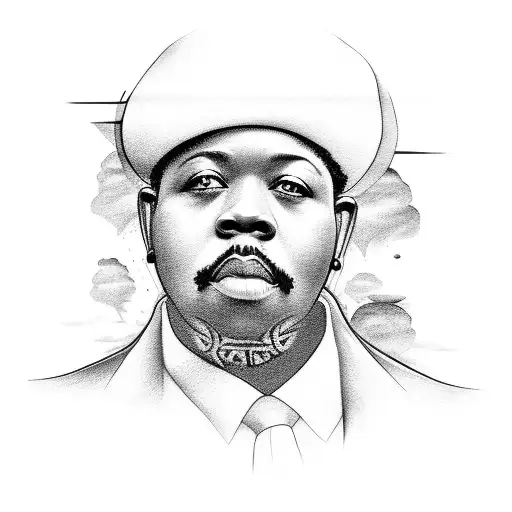 Jamaican tributes Marcus Garvey portmore tattoo design idea