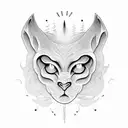 crying sun tattoo design idea