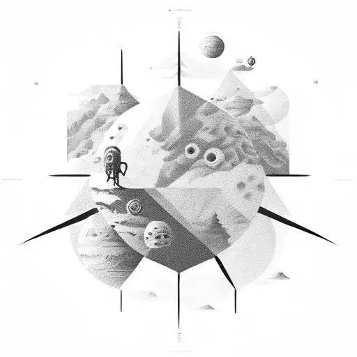 The face behind the silhouette In this world I made to be infinite But within the expanse, I finally see A world without tattoo design idea