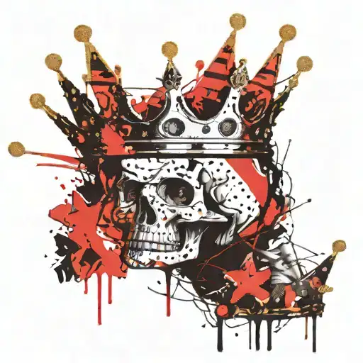 alul Wirth crown tattoo design idea
