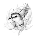 24-9-2021 birds and love tattoo design idea
