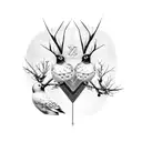 24-9-2021 birds and love tattoo design idea