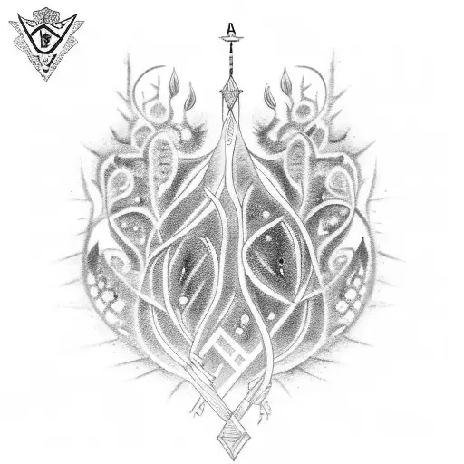 Tattoo on the arm of a DNA tree with the names Tanush, Mahi and Ziya embedded into it tattoo design idea