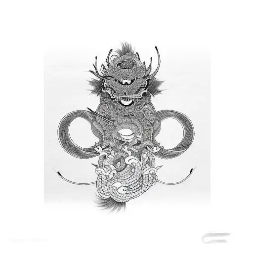 sexy kinky with lines  tattoo design idea