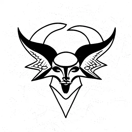 baphomet tattoo design idea