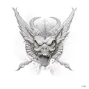 imp tattoo design idea