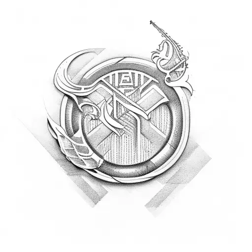 Atlético de Madrid  tattoo design idea