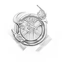 Atlético de Madrid  tattoo design idea