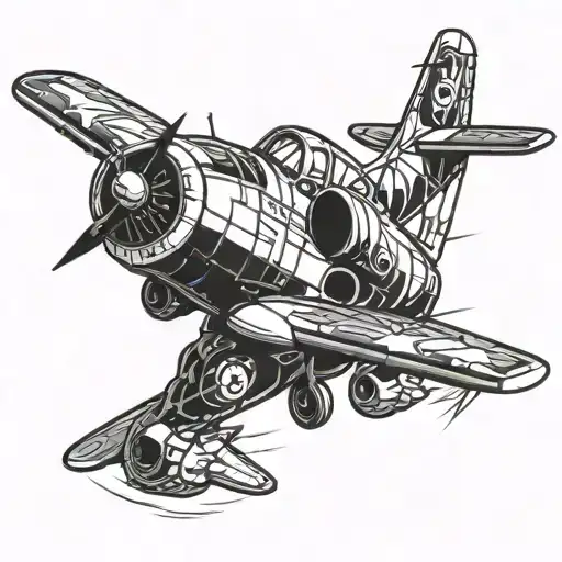jet with Maverick and 12-1-22 tattoo design idea
