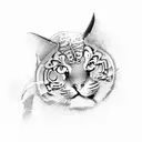 year 2000 tattoo design idea