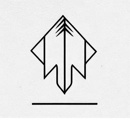 pacific sign by cyberpunk style tattoo design idea