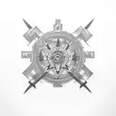 pacific symbol tattoo design idea