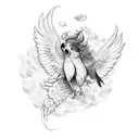 Icarus tattoo design idea