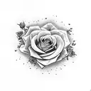three clocks with roses sleeve tattoo design idea