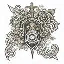 MUFC tattoo design idea