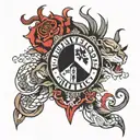 MUFC tattoo design idea