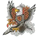 Eagle tattoo design idea
