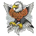Eagle tattoo design idea