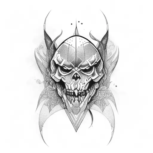 patch work leg sleeve tattoo design idea