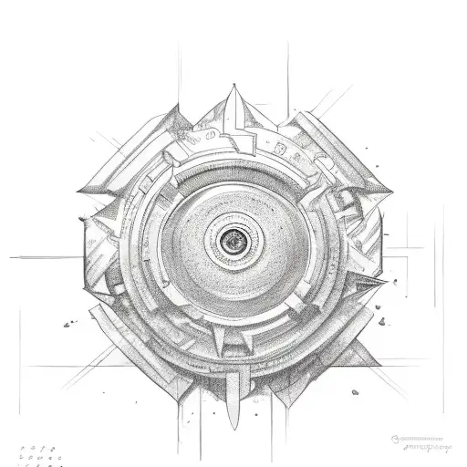  beholder tattoo design idea