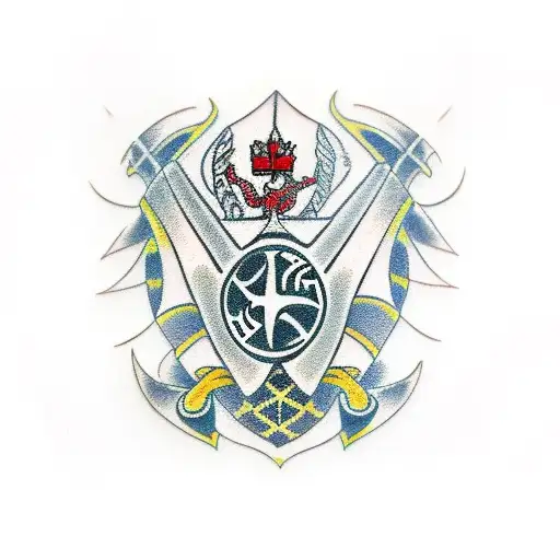 são jorge e corinthians tattoo design idea