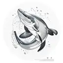 orca tattoo design idea