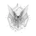 A skilled engineer constructing a magnificent bridge tattoo design idea