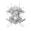 A skilled engineer constructing a magnificent bridge tattoo design idea