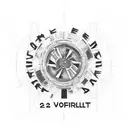 "2084" written vertically, on top of "2", it writes "rise again". inside of "0" says "beautiful imperfect world". Inside tattoo design idea