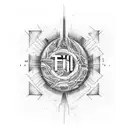 "2084" written vertically, on top of "2", it writes "rise again". inside of "0" says "beautiful imperfect world". Inside tattoo design idea