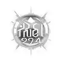 "2084" written vertically, on top of "2", it writes "rise again". inside of "0" says "beautiful imperfect world". Inside tattoo design idea