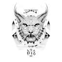 birthdate with roman numbers tattoo design idea