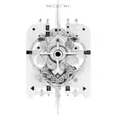 birthdate with roman numbers tattoo design idea