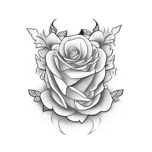 woman lips tattoo design idea